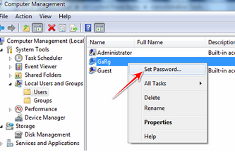 change windows password without knowing the current password
