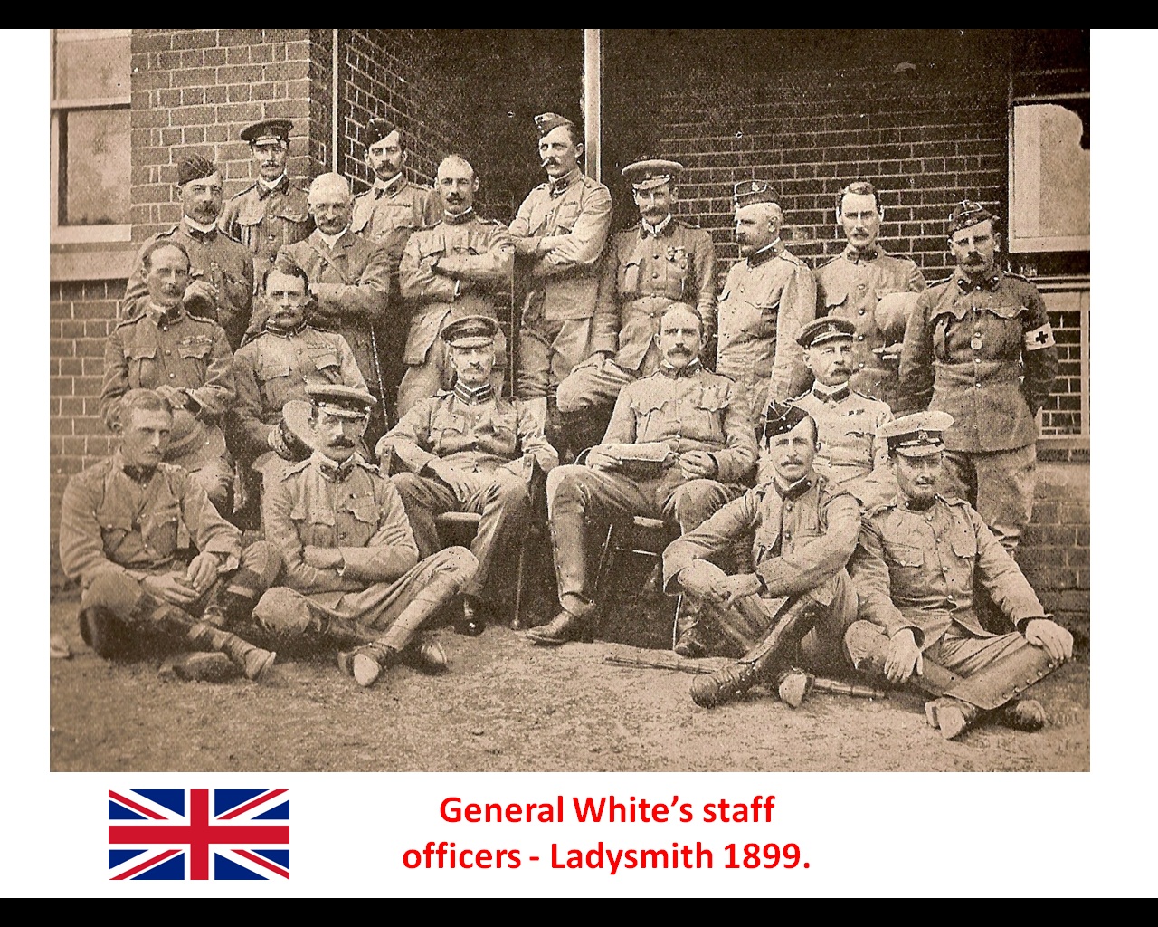 Surprise Hill 24. Lieutenant General Sir White and staff