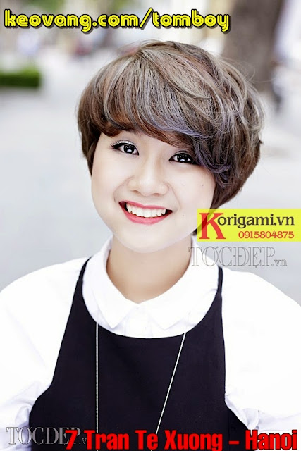 KIỂU TÓC NGẮN TOMBOY ĐẸP DÀNH CHO GƯƠNG MẶT TRÒN MŨM MĨM