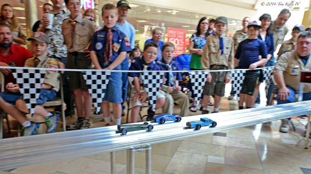 Tom Kelly IV Recent Works Boy Scouts Pinewood Derby at Exton Square mall