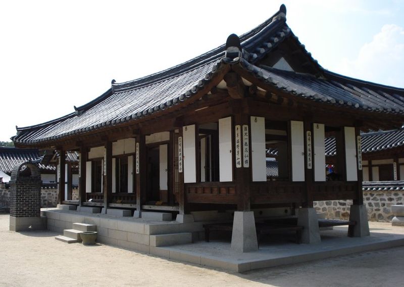 Hanok Rumah Tradisional korea
