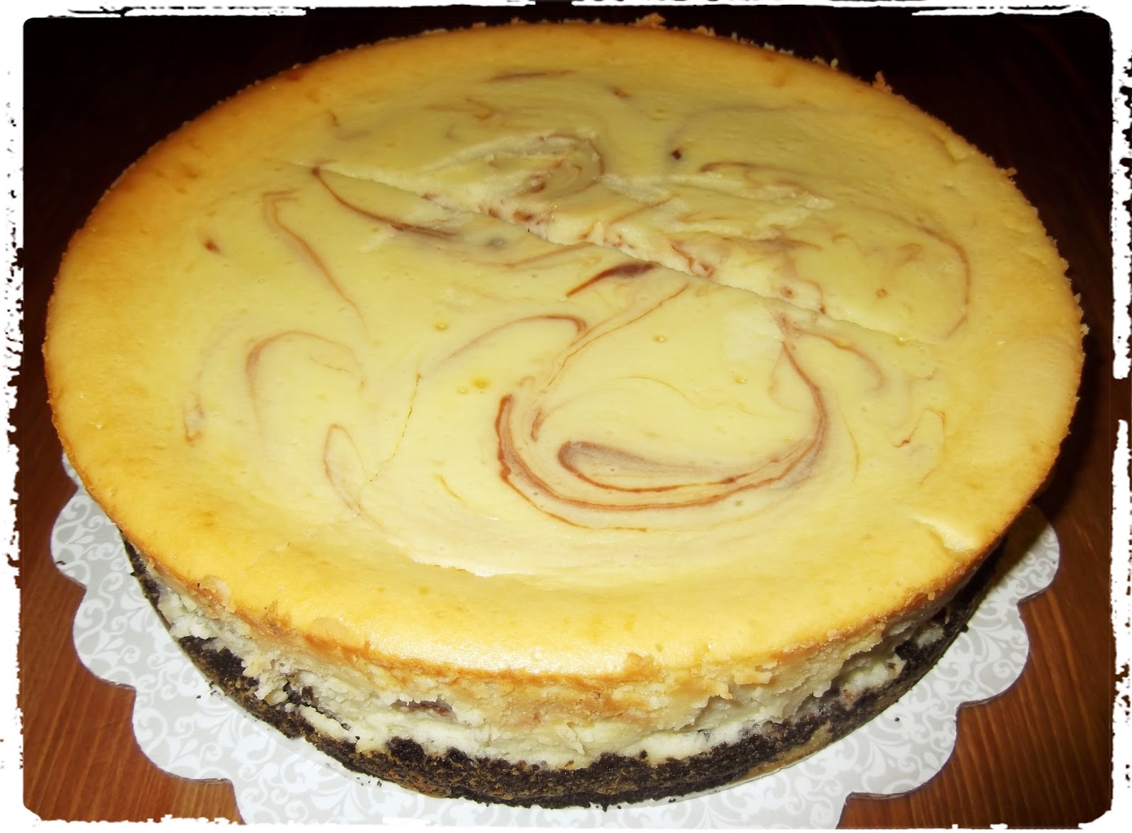 Rosie's Country Baking Marble Cheesecake