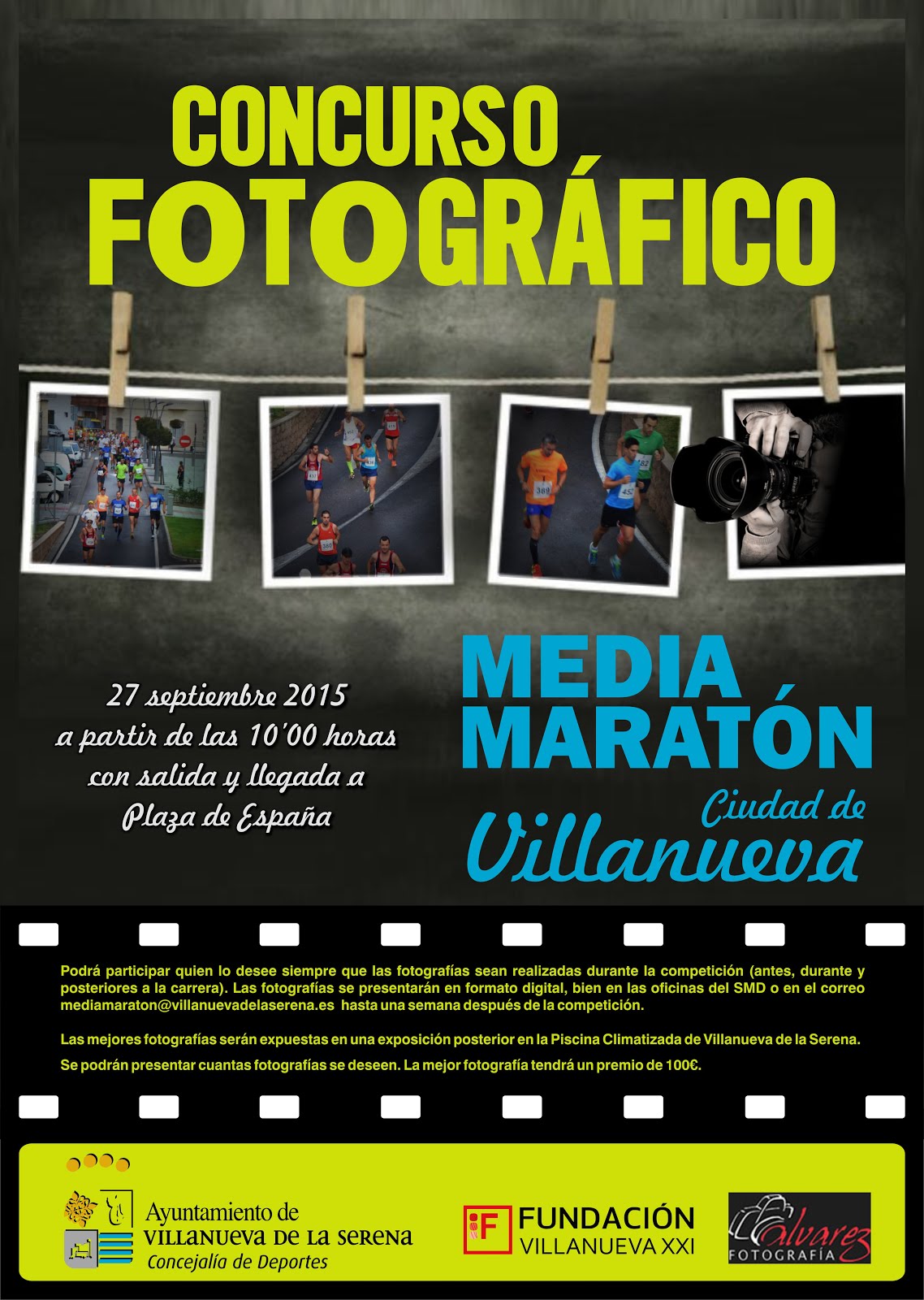 Concurso fotográfico Media Maratón Ciudad de Villanueva