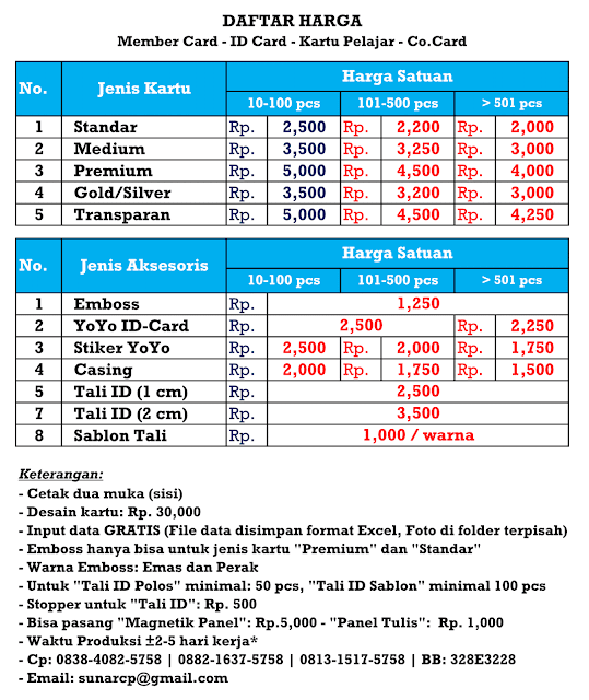 Bikin Idcard, Idcard Murah, Bikin Membercard, Pesan Idcard, Pesan Kartu osis, Kartu Pelajar Murah Idcard Jogja, membercard murah, Talli Idcard, Bikin Kartu Osis