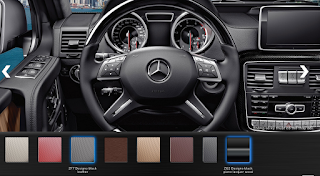 Màu nội thất Mercedes AMG G63 2015 Nội thất Mercedes AMG G63 2015 màu Đen Leather ZF7