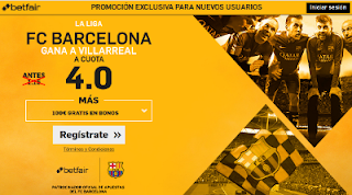 betfair supercuota 4 Barcelona gana Villarreal Liga 6 mayo betfair supercuota 4 Barcelona gana Villarreal Liga 6 mayo