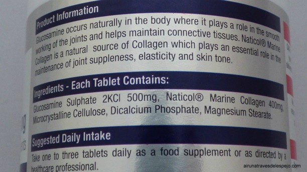 ingredientes glucosamina colageno marino simply supplements