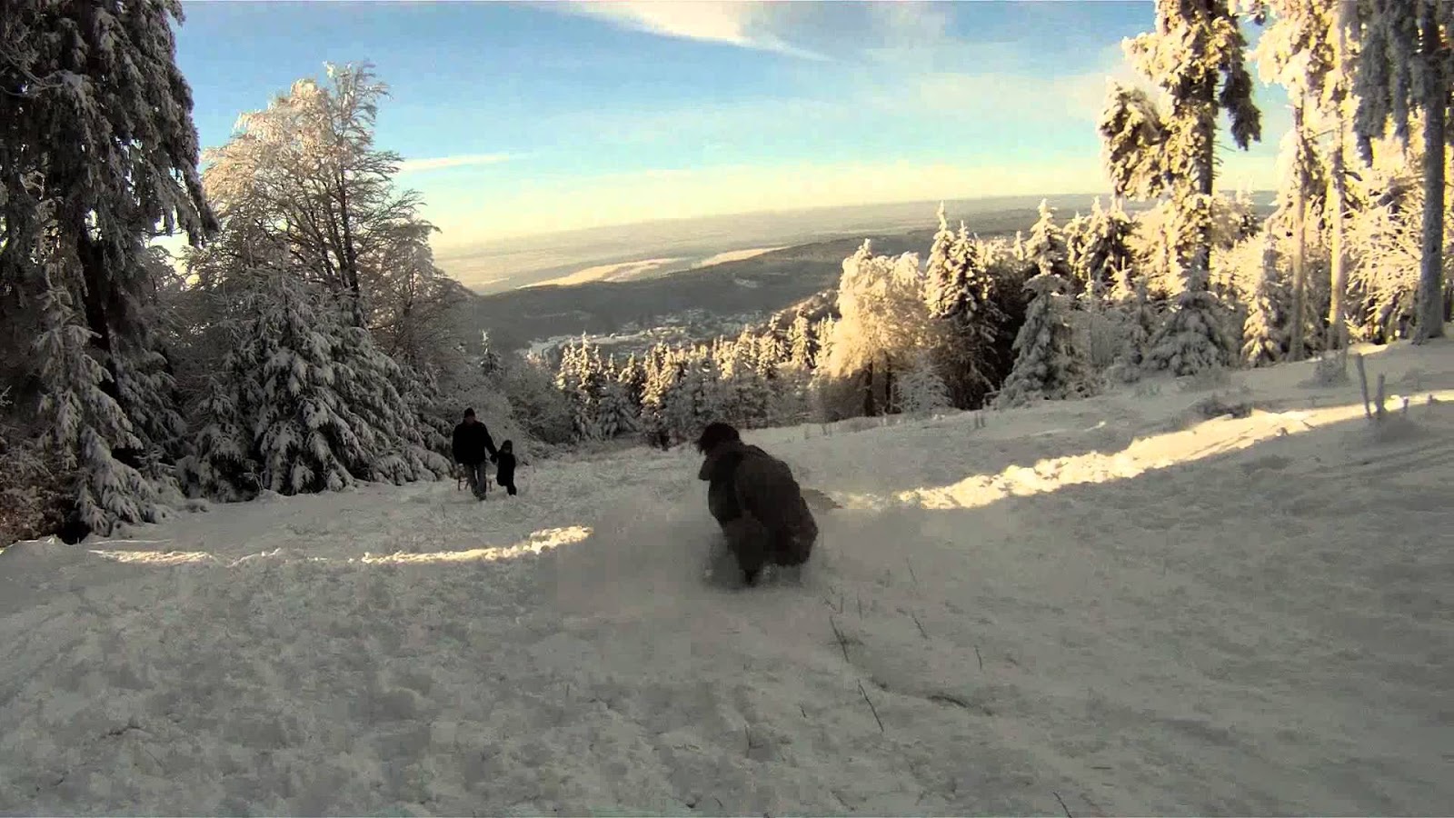 feldberg taunus schnee woodenbild ) feldberg taunus schnee woodenbild )
