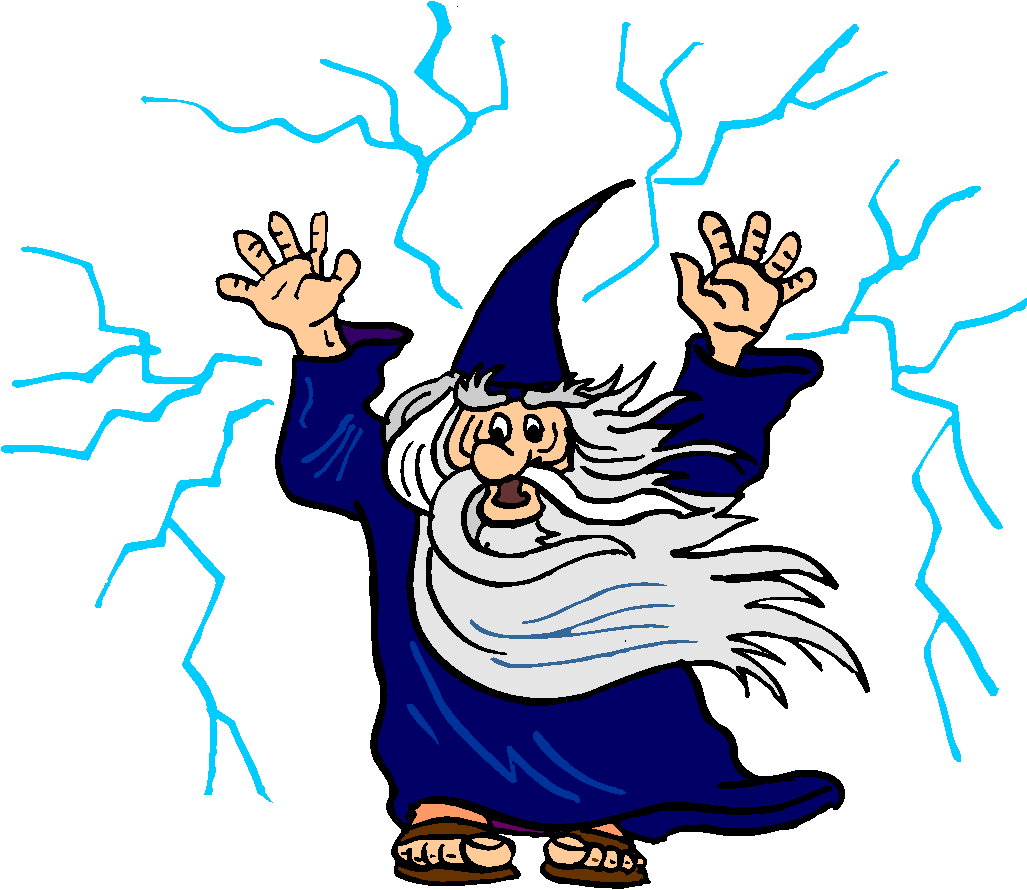 cartoon wizard clipart - photo #7