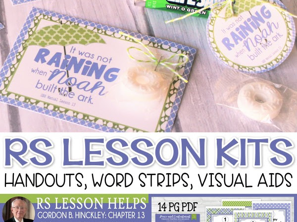 Printable RS Lesson Kit & Handouts - Lesson 13!