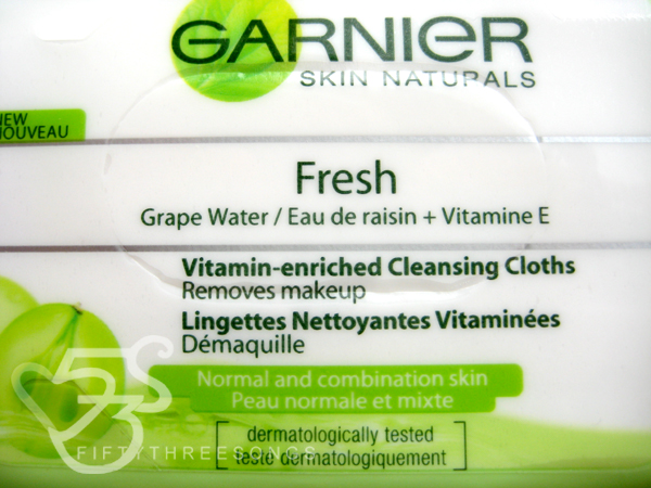 Garnier Clean and Fresh Complete Vitamin Enriched Cleansing Wipes Review