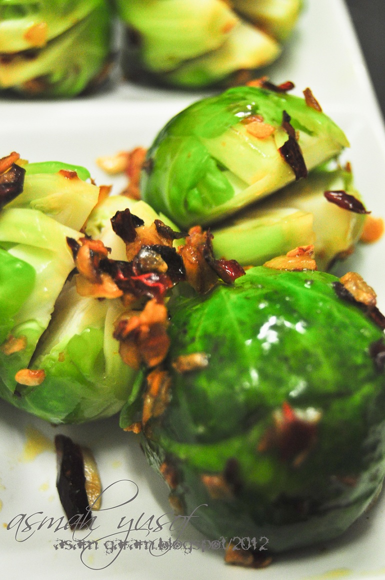 Asam Garam BRUSSEL SPROUT with Butter