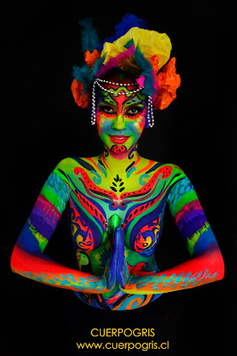 CUERPOS PINTADOS FLUOR