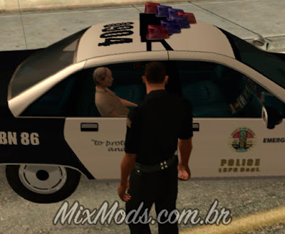 gta sa mod cleo polícia ser policial prender ladrão