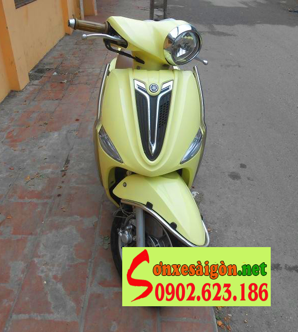 Sơn xe Yamaha Nozza màu vàng zin cực đẹp Sơn xe Yamaha Nozza màu vàng zin cực đẹp