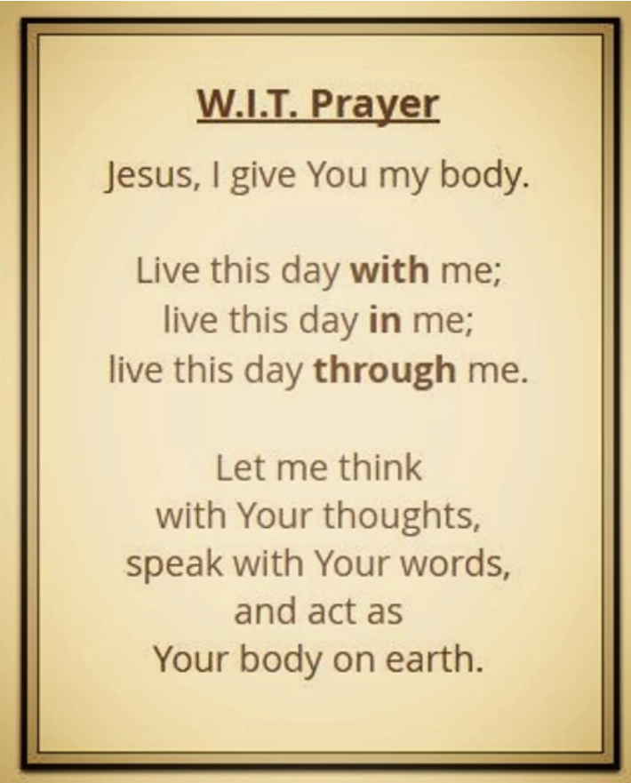 WIT Prayer