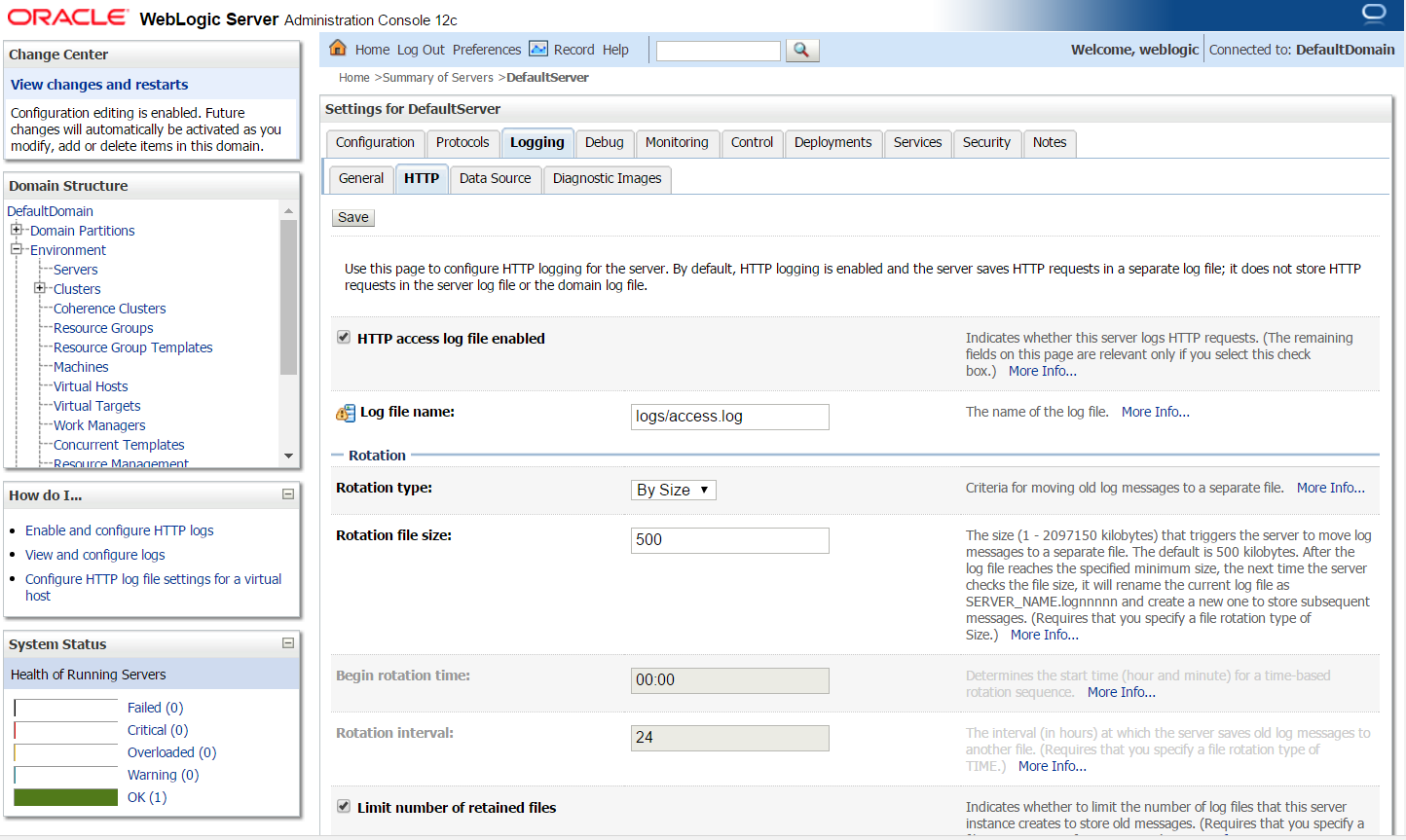 Oracle SOA / Java blog Logic Server Logging the SOAP action in the