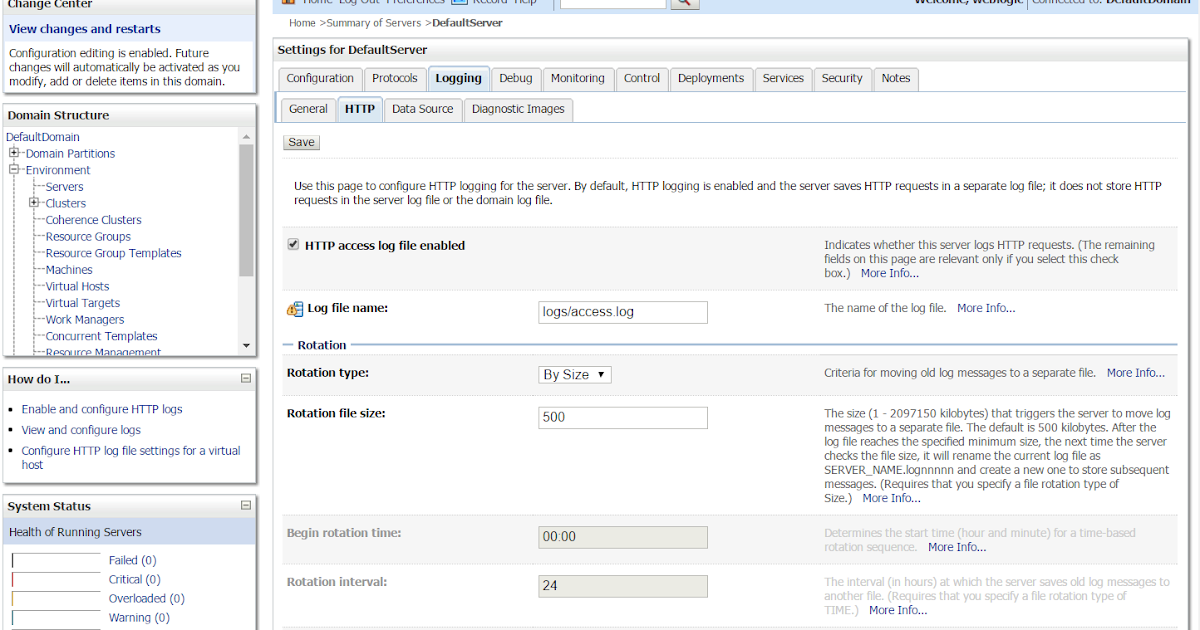 Oracle SOA / Java blog Logic Server Logging the SOAP action in the