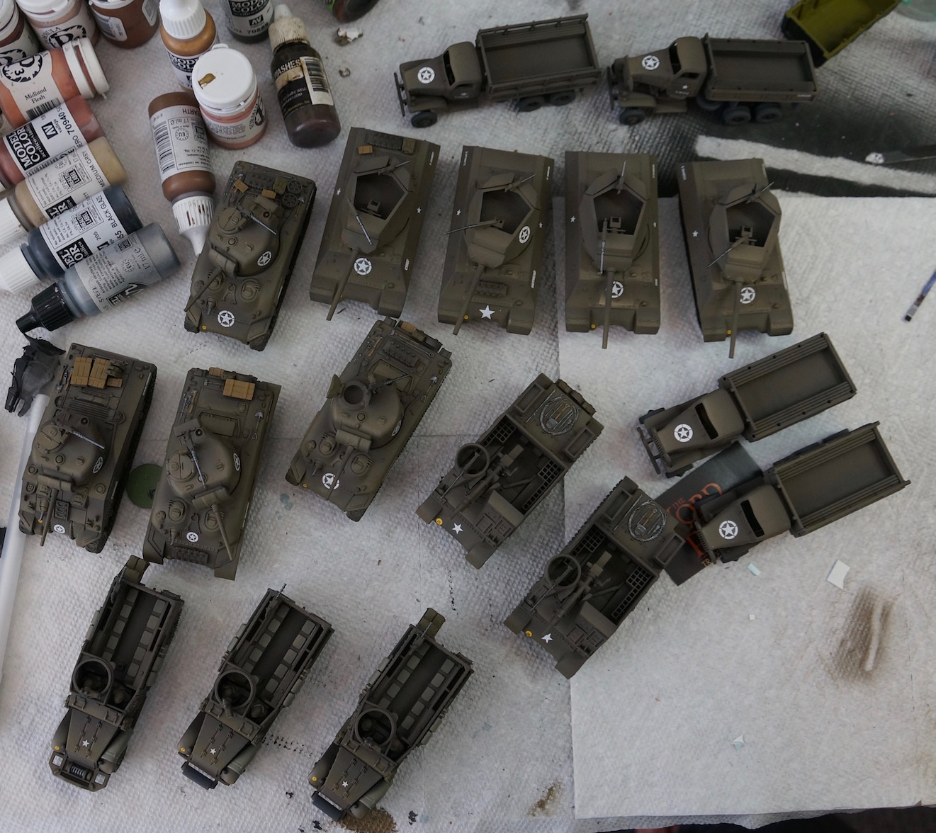 40k Hobby Blog 1/72 Scale Bolt Action US Army Vehicles