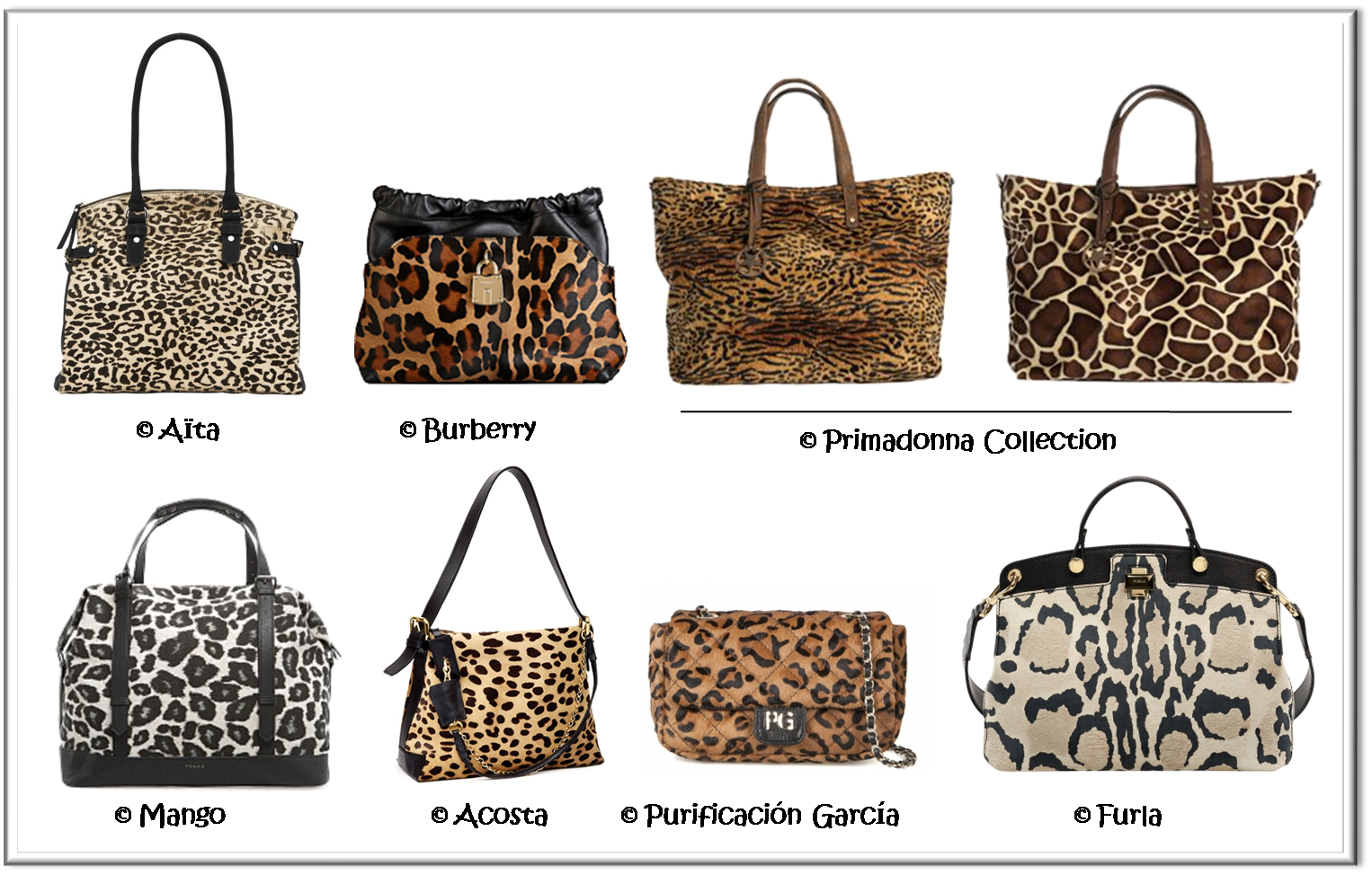 bolso animal print tous