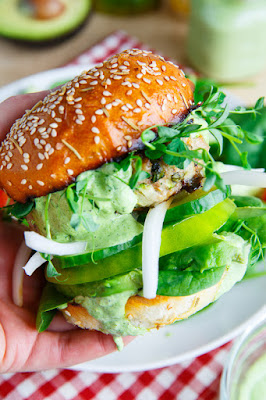 Green Goddess Zucchini Turkey Burger