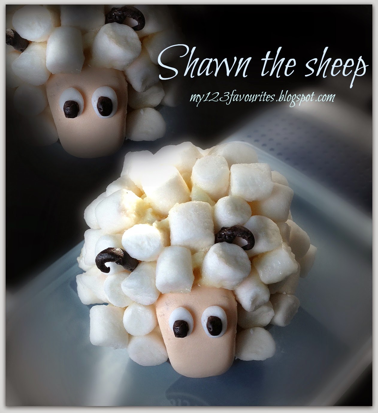DIY Marshmallow Sheep