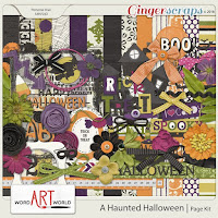 Kit : A Haunted Halloween by Word Art World