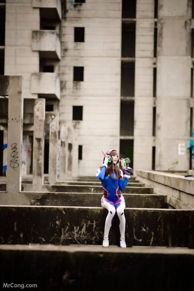 Cosplay D.Va (Overwatch) beautiful by the beautiful Jiratchaya Wangdan (10 photos)