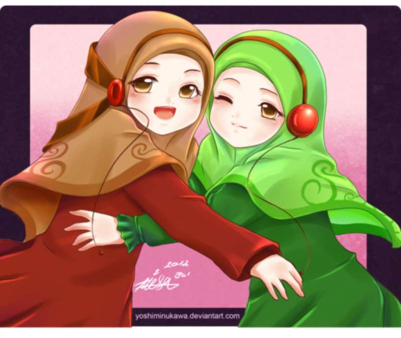 12 Kartun Persahabatan Muslimah | Anak Cemerlang
