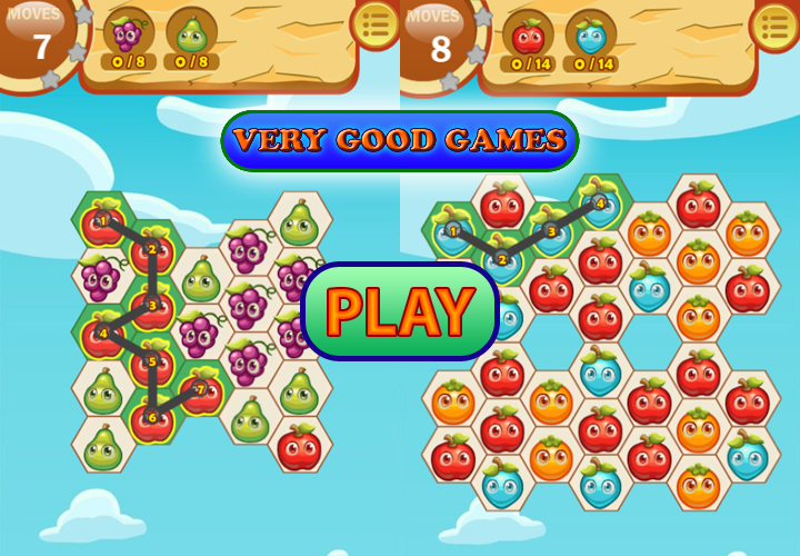 Play online Fruita Swipe 