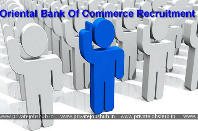Oriental Bank Of Commerce Recruitment Oriental Bank Of Commerce Recruitment