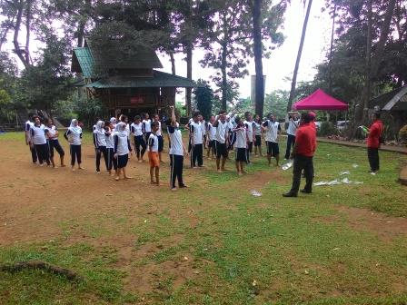 Outbound SMAN 01 Tangsel di Campas Outbound Sentul