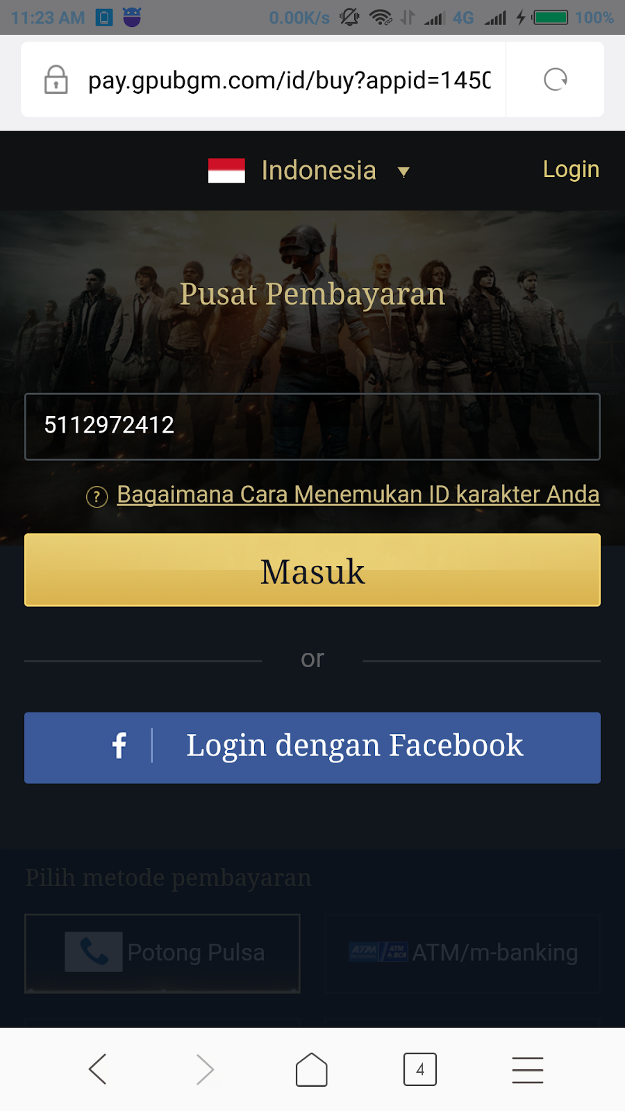CARA TOP UP PUBG MOBILE VIA androidupdate