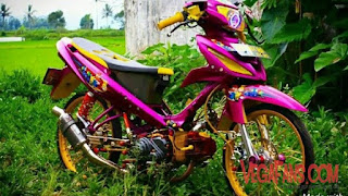 Foto Vega ZR Thailook Style Ungu Foto Vega ZR Thailook Style Ungu