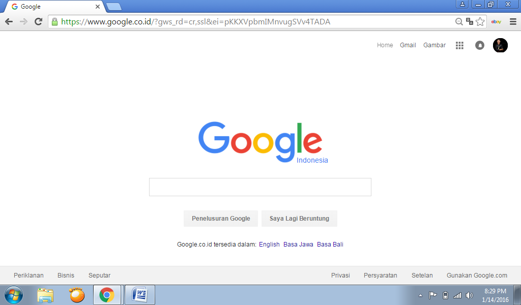 google chrome search engine