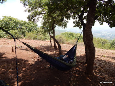 Un merecido descanso en Cerro Viejo en hamaca