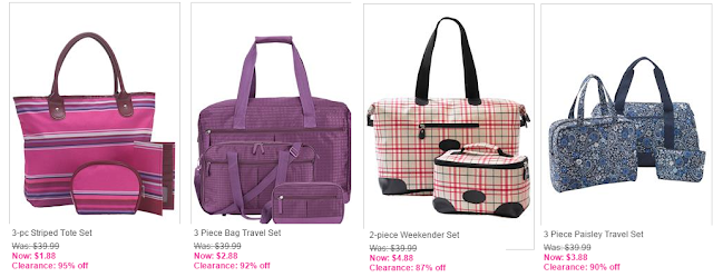Woman Within Clearance Sale + Free Shipping When You Buy 3: 3pc Travel Bag Set $2.88, 3 Pc ...
