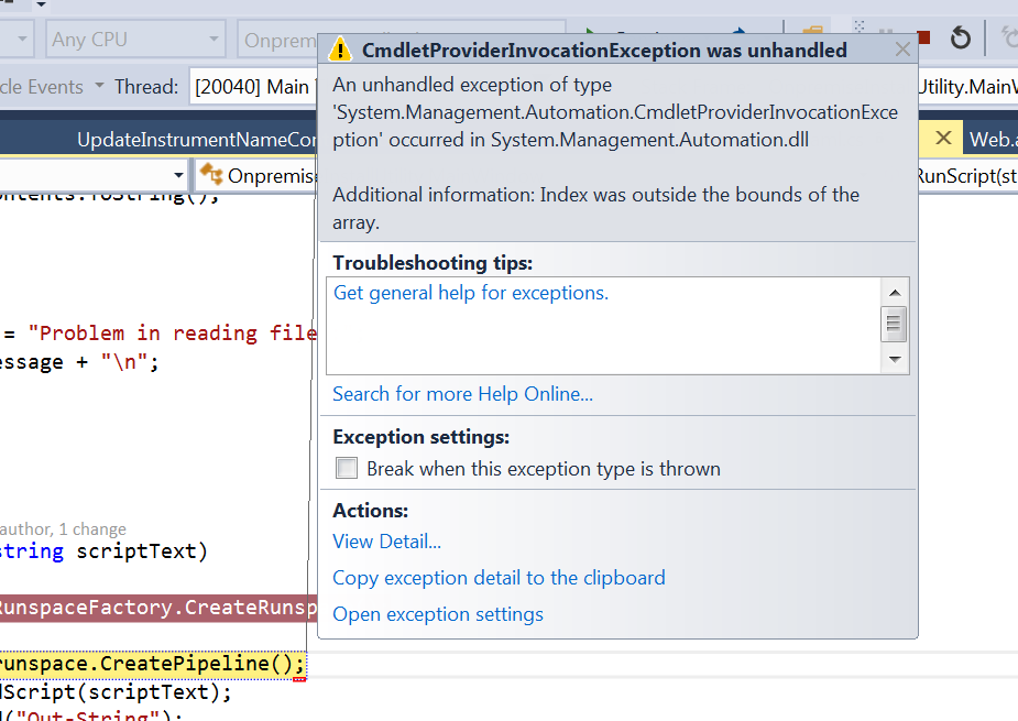Solved Exception Has Occurred Formatexception 9to5answer C An