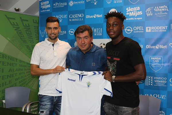 Oficial: El Marbella FC presenta a Rafa Muñoz y Lamine N’Diaye