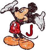 Alfabeto brillante de Mickey Mouse J.