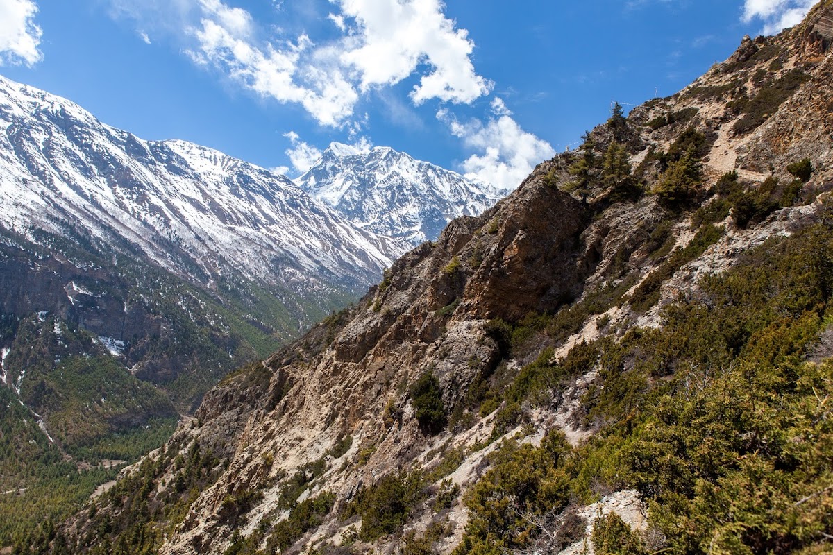 200км по красно-белым черточкам.. Around Annapurna. март-апрель 2017