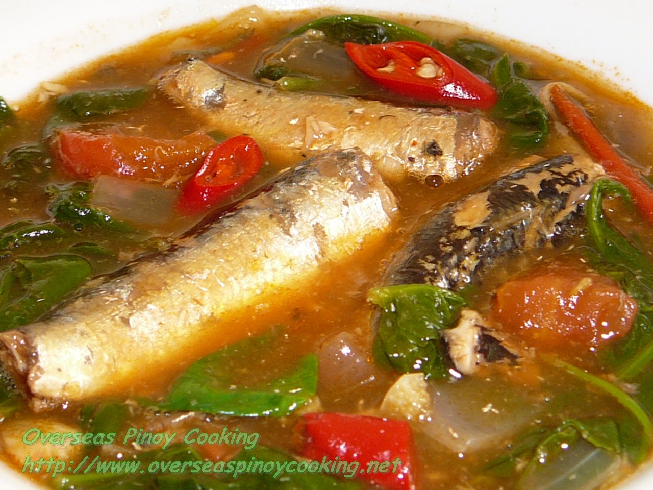 Sardinas at Spinach