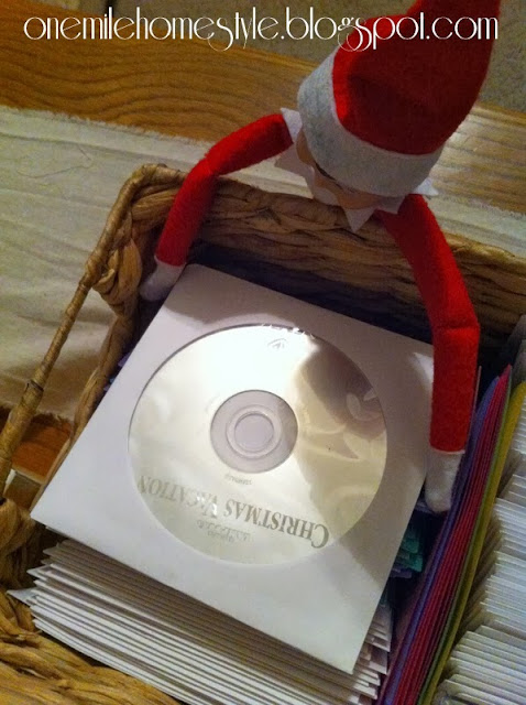 Elf on the Shelf picking out a movie