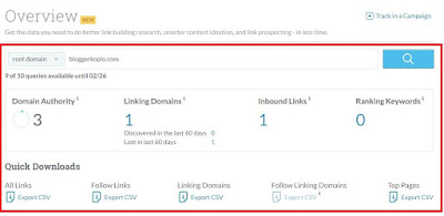 Cara Mengecek DA (Domain authority) dan PA (Page Authority) Blog dengan Mudah