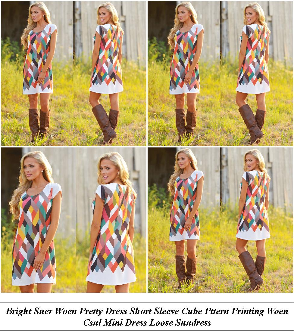 Womens Clothing Usa Online - Online Shopping Sale Today - Lack And White Color Lock Summer Dresses
