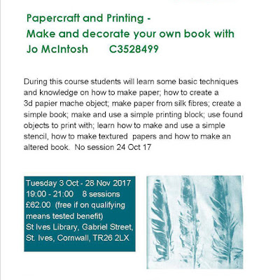 Papercraft and Printing Course - St Ives Library