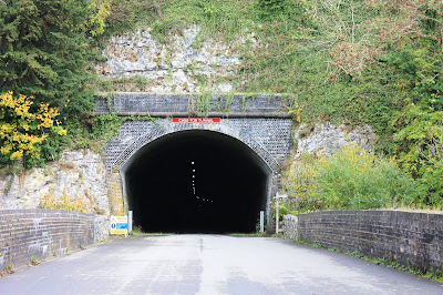 Photo showing a close up entrance to one of the tunnels
