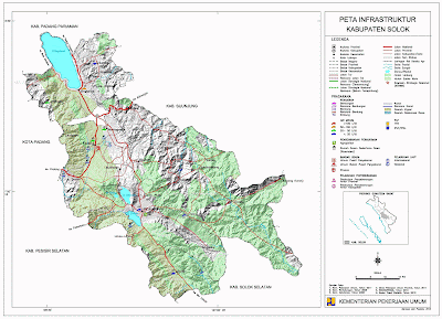 Peta Kabupaten Empat Lawang Sumatera Selatan