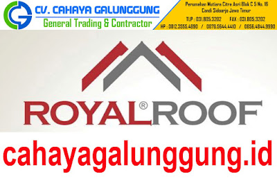 Harga Genteng Metal Royal Roof 2016