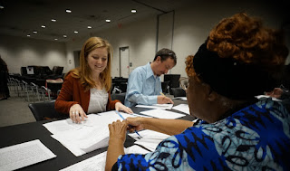 People sign up for Get Covered America